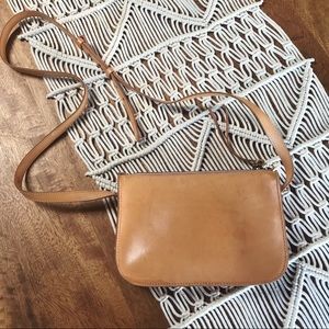 Madewell | Nude Leather Small Crossbody Purse